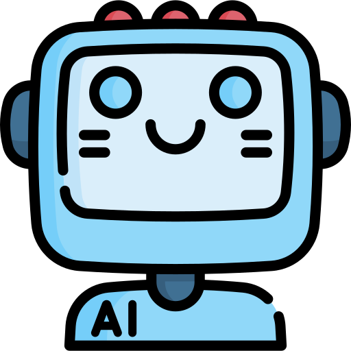 icone de um pequeno robo representando uma IA