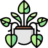icone de um vaso de plantas